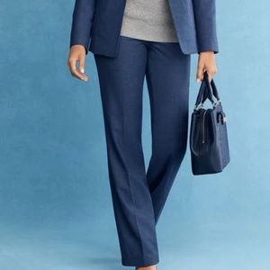 Talbots Blue Wool Pant (NWT)